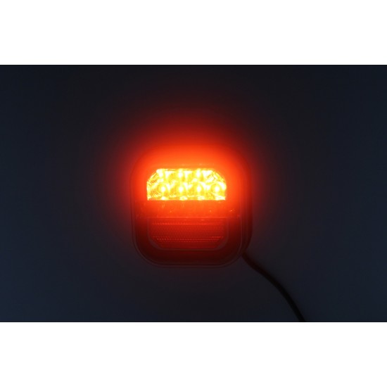 Комплект Безжични Диодни Лед Led Стопове Wireless С Магнит Неон Neon Ефект 12V-24V за Ремарке Каравана Платформа и др.-Стопове за камиони и ремаркета%