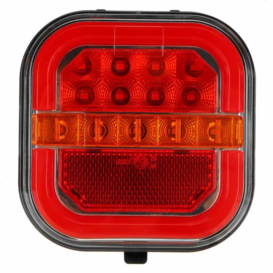 Комплект Безжични Диодни Лед Led Стопове Wireless С Магнит Неон Neon Ефект 12V-24V за Ремарке Каравана Платформа и др.-Стопове за камиони и ремаркета%