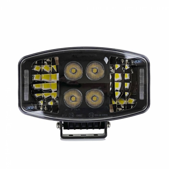 ЛЕД LED Мощен Диоден Фар Халоген Лампа 247 см 12V - 24V бяло-жълто за камиони трактор земеделски машини 