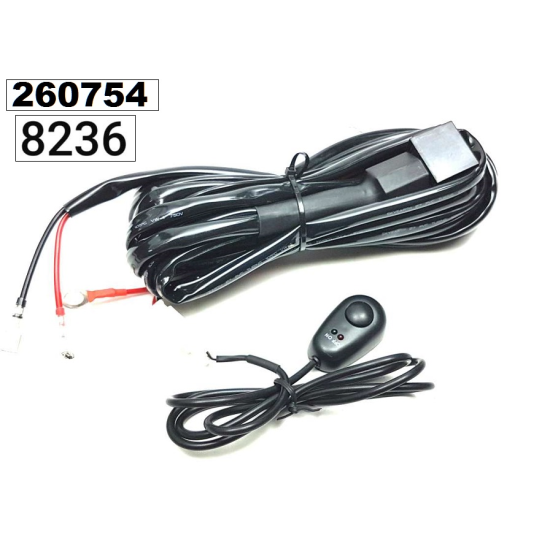Окабеляване за Led лед Бар с копче, с Бутон ONN/OFF