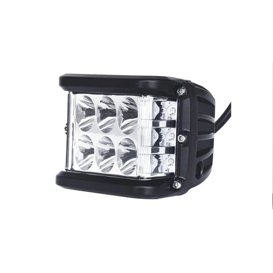 45W LED BAR ЛЕД БАР ДИОДЕН ФАР ПРОЖЕКТОР ХАЛОГЕН 12-24V DUAL