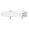 16 См 24W Мощен Лед Диоден Бар 8 Led Халоген Лампа Прожектор 12V 24V Комнириана Светлина (Flood & Spot)-LED барове%