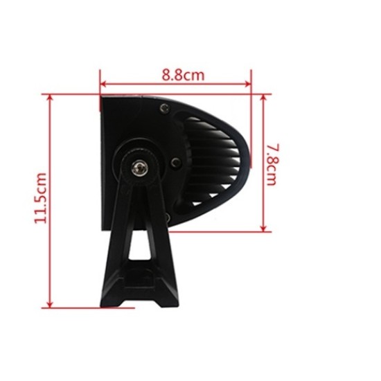 35 См Мощен LED бар 72W 24 LED 12V 24V АТВ, Джип, 4х4, Offroad, Камион