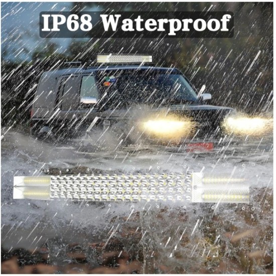 84 См 516W Мощен 7D 7Д Led Bar Лед Диоден Бар Прожектор 12V 24V 4 Редов