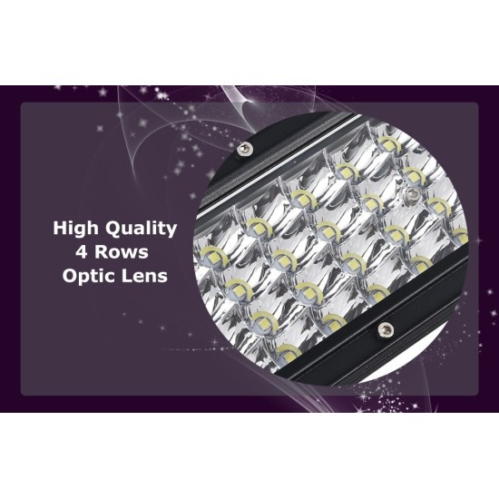 Извит 130 См 876W Мощен 7D 7Д Led Bar Лед Диоден Бар Прожектор 12V 24V-LED барове%