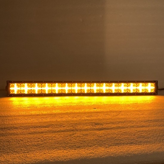 80 См Led Bar Лед Диоден Бар Прожектор Бяла и Оранжева, Жълта Светлина, Блиц, Флаш, CROSS DRL 180W 12V 24V-LED барове%