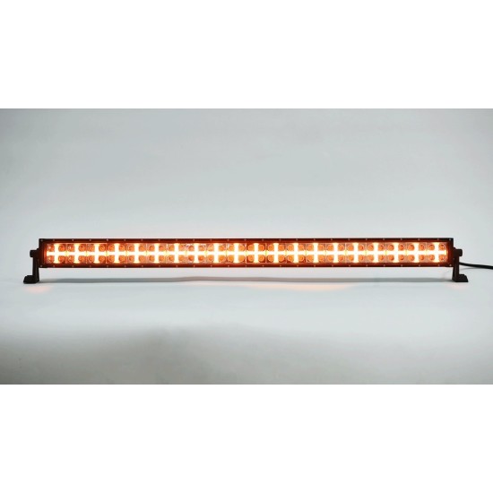 100 См Led Bar Лед Диоден Бар Прожектор Бяла и Оранжева, Жълта Светлина, Блиц, Флаш, CROSS DRL 240W 12V 24V-LED барове%