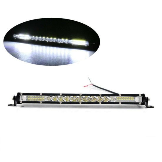 33 см LED Лед Диоден Бар , 4500 lm, 90W, Ултра Тънък, 12-24V, Комбинирана Combo - Flood и Spot Светлина