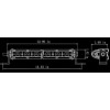 33 см LED Лед Диоден Бар , 4500 lm, 90W, Ултра Тънък, 12-24V, Комбинирана Combo - Flood и Spot Светлина-LED барове%