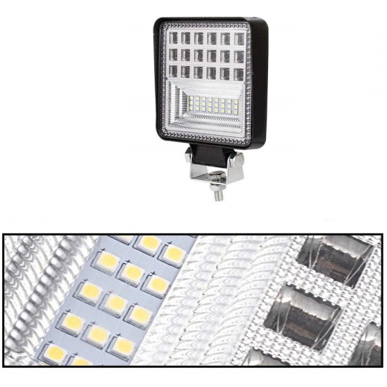 Супер Мощна 126W LED ЛЕД Диоден Фар Работна Лампа Прожектор Задна Светлина 2600 Лумена 12V / 24V-LED светлини / Фарове / Задни светлини%