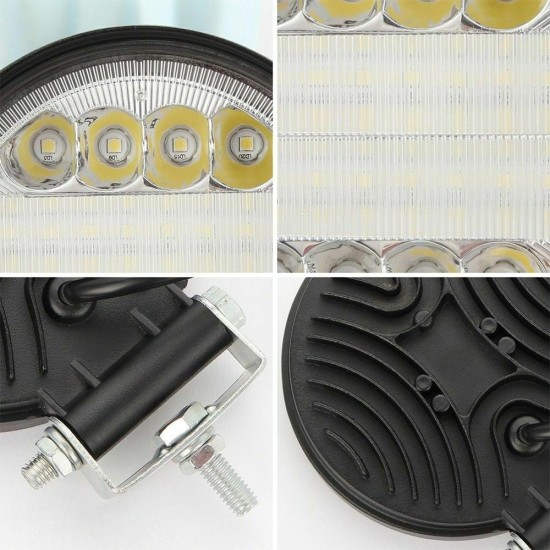 Мощна 72W LED ЛЕД Диоден Фар Работна Лампа Прожектор Задна Светлина 3000 Лумена 12V 24V-LED светлини / Фарове / Задни светлини%