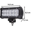12 LED 36W Халоген Водоустойчива Светлина Работна Лампа 10-30V за Ролбар АТВ, Джип-LED барове%