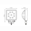 8 LED 24W Халоген Водоустойчива Светлина Работна Лампа 10-30V за Ролбар АТВ, Джип-LED светлини / Фарове / Задни светлини%
