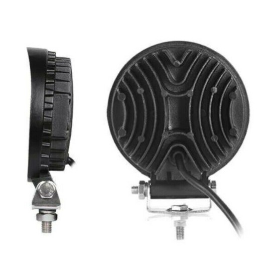 LED Лампа Халоген Фар, Бяла и Жълта Светлина, 40W, 4000lm, 12V - 24V, За Камион, Трактор, Земеделски, Селскостопански Машини-LED светлини / Фарове / Задни светлини%