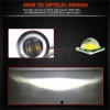 7D LED Халоген 7.5см Кръгла Диодна Работна Лампа Диоден Фар Прожектор Задна Светлина 20W 1000lm 12V/24V-LED светлини / Фарове / Задни светлини%