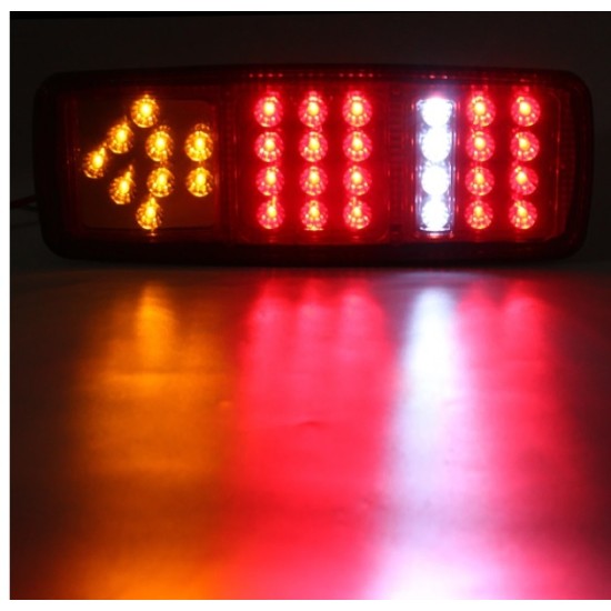 Комплект LED стопове мигач задна светлина 24V за камион, бус, ТИР, ремарке-Стопове за камиони и ремаркета%