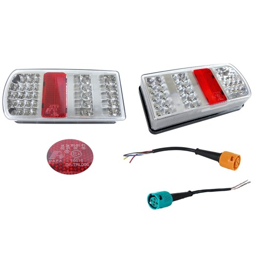 Комплект Диодни LED стопове 12V 24V Волта бус камион ТИР ремарке