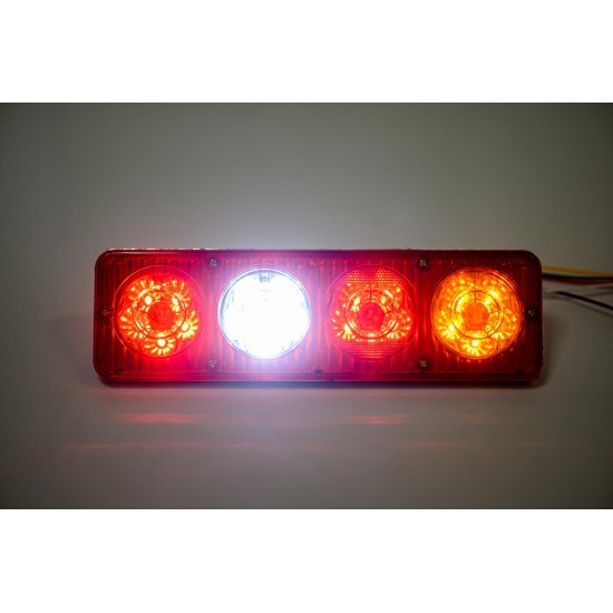 Комплект LED стопове мигач задна светлина 24V за камион, бус, ТИР, ремарке-Стопове за камиони и ремаркета%