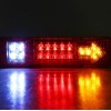Комплект LED стопове, стоп светлина с мигач, задна светлина, 12v за камион бус ТИР, ремарке, каравана 29 x 8 cm-Стопове за камиони и ремаркета%