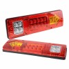 Комплект LED стопове, стоп светлина с мигач, задна светлина, 12v за камион бус ТИР, ремарке, каравана 29 x 8 cm-Стопове за камиони и ремаркета%