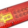 Комплект LED стопове, стоп светлина с мигач, задна светлина, 12v за камион бус ТИР, ремарке, каравана 29 x 8 cm-Стопове за камиони и ремаркета%