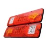 Комплект LED стопове, стоп светлина с мигач, задна светлина, 12v за камион бус ТИР, ремарке, каравана 29 x 8 cm-Стопове за камиони и ремаркета%