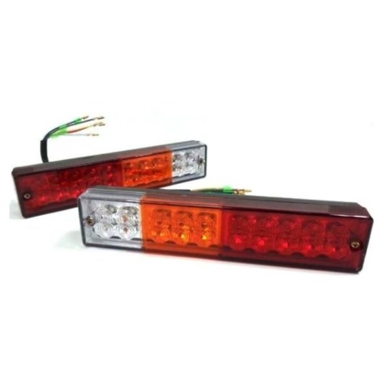 Комплект LED стопове мигач задна светлина 12v 24v за камион бус ТИР, ремарке