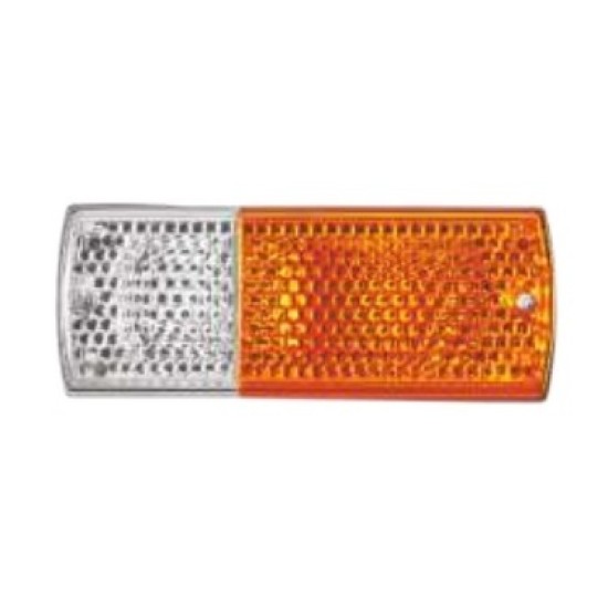 Лява Предна Светлина, Габарит с Мигач, За MF Massey Ferguson 240-285, 24V, с Крушка и Кабел