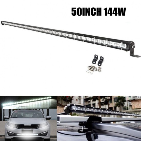 129см 144W Мощен Led Bar slim,  Лед Диоден Бар Прожектор 12-24V