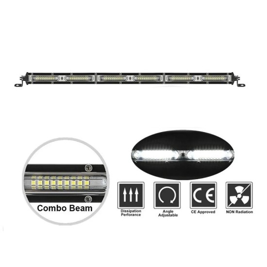 51 См 162W Лед Led ултра тънък лед бар, Прожектор, Халоген, Лампа 12V 24V подходящ за Автомобил АТВ Джип 4х4 Offroad Камион и др.