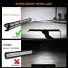 51 См 162W Лед Led ултра тънък лед бар, Прожектор, Халоген, Лампа 12V 24V подходящ за Автомобил АТВ Джип 4х4 Offroad Камион и др.-LED барове%