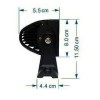 120W, 56cm Мощен Диоден ЛЕД БАР LED Bar Slim Tънък Извит 40 Led 12- 24V за Атв Джип 4х4 Offroad Камион Aвтомобил/56 cm x 5.5 cm-LED барове%