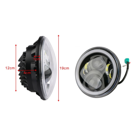 Led Лед Халоген, Фар за вграждане, за джип, за мотор, SUV / 12V IP67-Халогени%