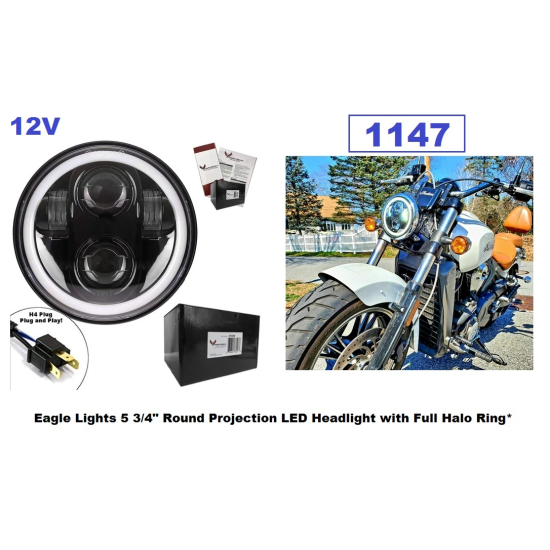 Led Лед Халоген, Фар за вграждане, за джип, за мотор, SUV / 12V IP67-Халогени%