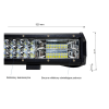 ХАЛОГЕН -LED BAR- - 52 см. -288W- -8469-3-LED барове%