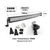 Мощен извит LED BAR- 126см -288W - (63364)-LED барове%