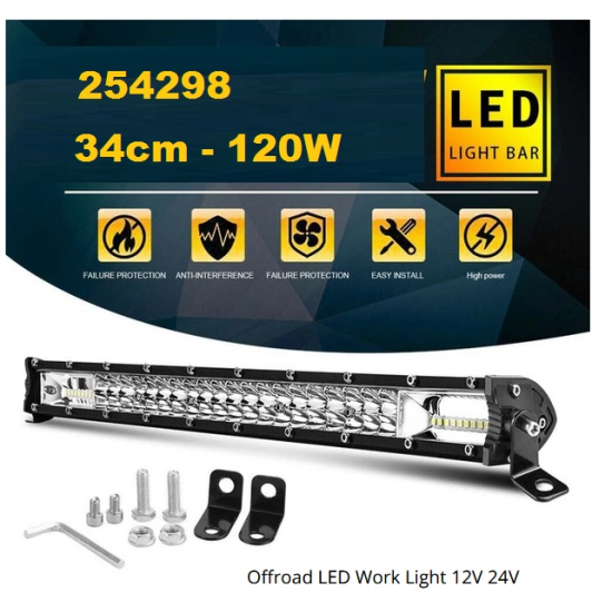 LED BAR- 34см. -120W 12-24V / Off Road Led BAR (63399)