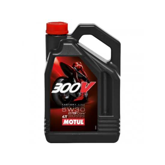 MOTUL 300V 4T FACTORY LINE 5W-30 4L