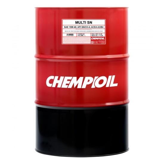CHEMPIOIL MULTI SN 15W-40 -60L.-Синтетично масло за двигател-Консумативи%
