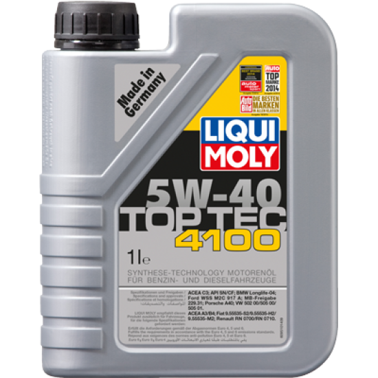 LIQUI MOLY TOP TEC 4100 5W40 1L