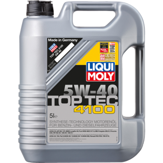 LIQUI MOLY TOP TEC 4100 5W40 5L