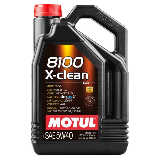 MOTUL 8100 X-CLEAN 5W-40 5L