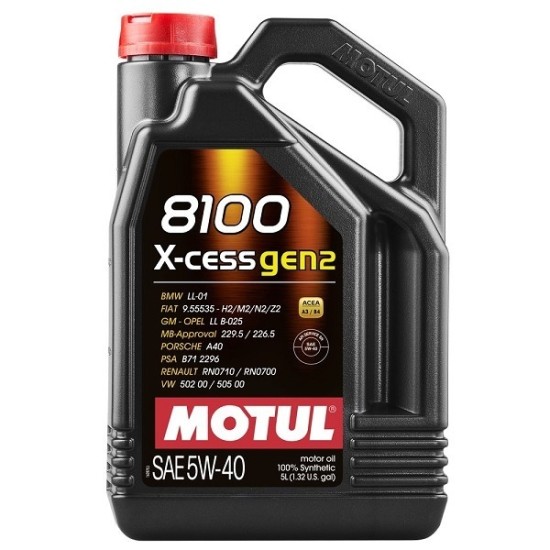 MOTUL 8100 X-CESS GEN2 5W40 5L