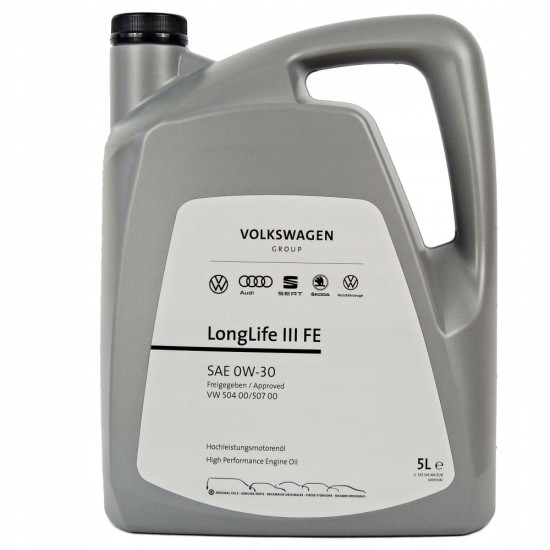 VOLKSWAGEN LONG LIFE III FE 0W-30 5L