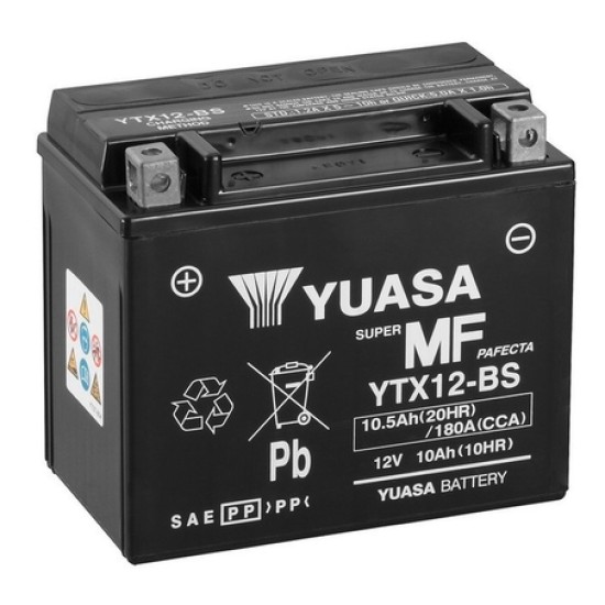СТАРТОВ MOTO АКУМУЛАТОР YUASA YUASA YTX12-BS 