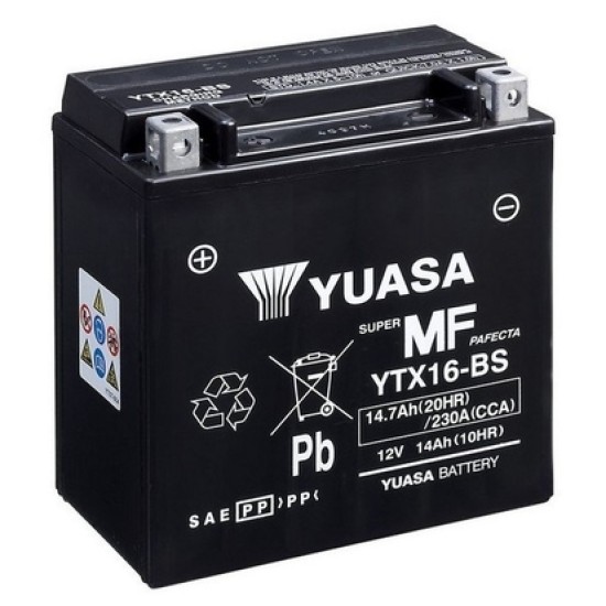 СТАРТОВ MOTO АКУМУЛАТОР YUASA YTX16-BS