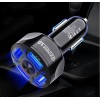 Универсално USB зарядно с 4 USB порта - 2461-Разклонители за запалка%