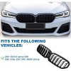Двойни Бъбреци Решетки За BMW 5 SERIES G30 G31 LCI БМВ 5-та Серия Facelift BMW G30 G31 G38 2020г.-2023г. Черен Гланц Лак-Решетки за автомобили%