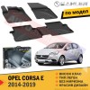 Гумени Стелки Sahler OPEL CORSA E /2014-2019-Стелки%
