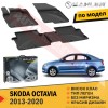 Гумени Стелки Sahler за Skoda Octavia / 2013 - 2020-Стелки%